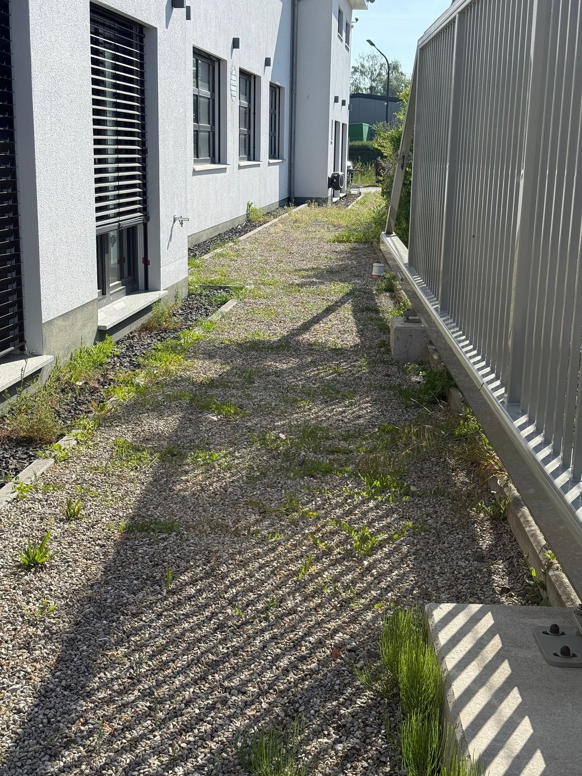 Weg nach der Reinigung